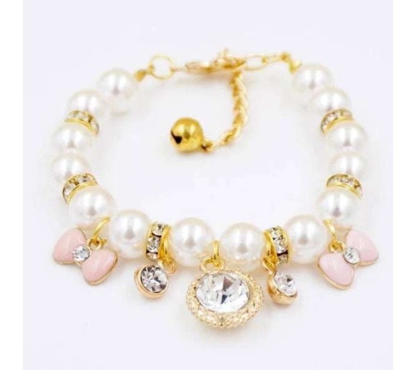 Princess Pearl Charm Collar - Large