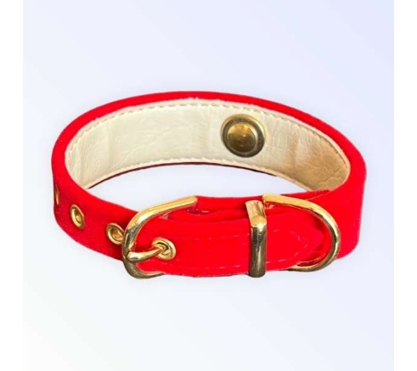 Red Velvet Bee Collar - 16"