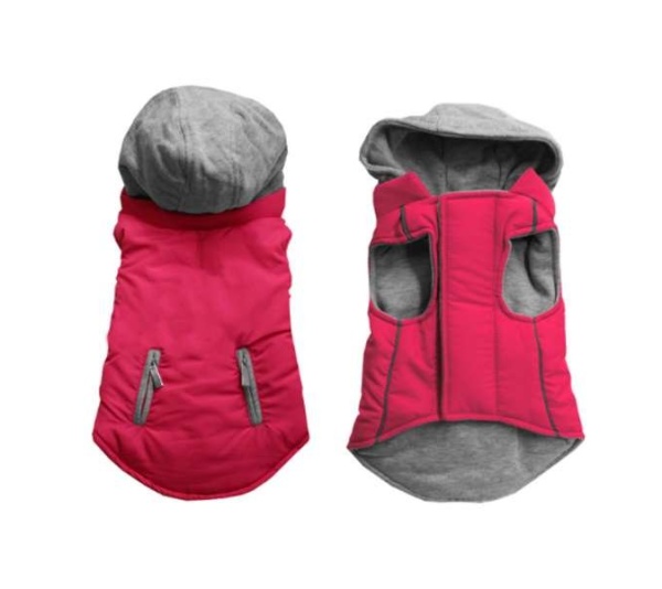 PINK - Reversible Hooded Coat - 2X Large