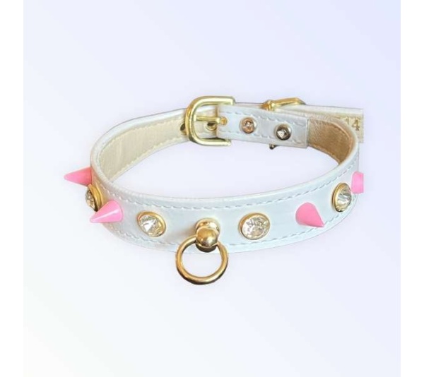 pink - Rockstar Chic Collar - 18"