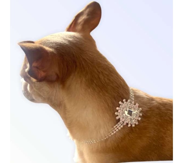 Silver Rectangle Burst Stone - X Large