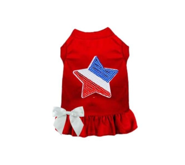 RED - Stars, Stripes, & Bows - X Large