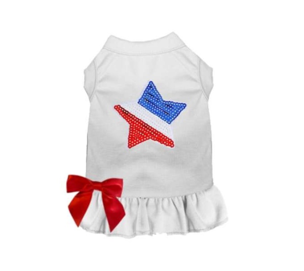 WHITE - Stars, Stripes, & Bows - Large