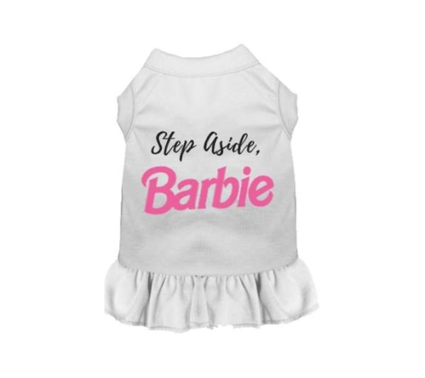 White - Step Aside, Barbie - Large