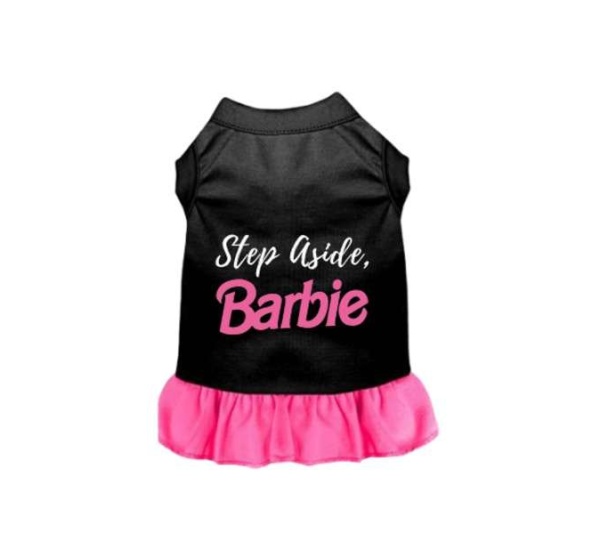 Black with Pink Ruffle - Step Aside, Barbie - 2X Large