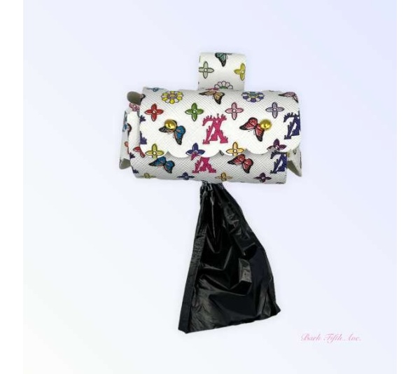 WHITE LV - Summer Butterfly Pickup Bag Holder - LIMITED EDITION