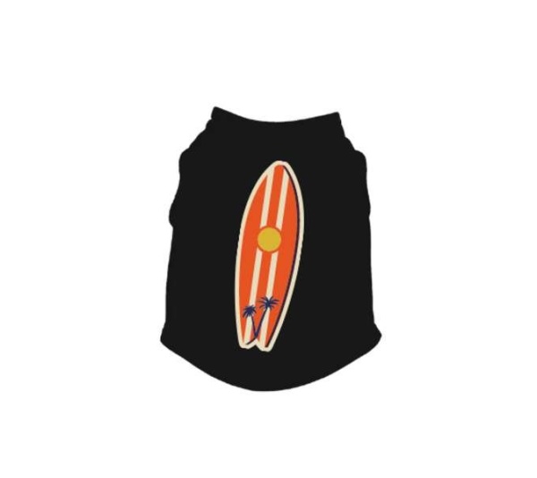 BLACK - Surfer Tank Top - Medium