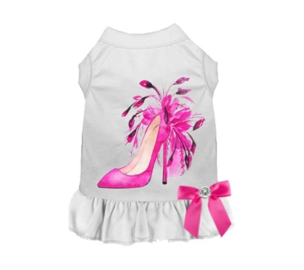 White - The Higher The Heel Dress - Large