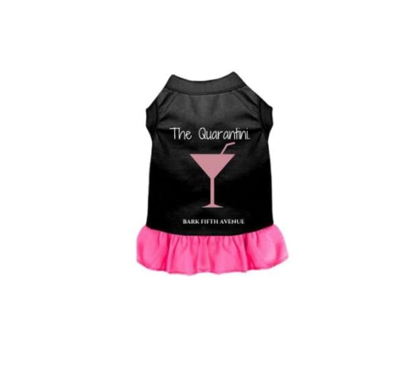 Black with Pink - The Quarantini - Small