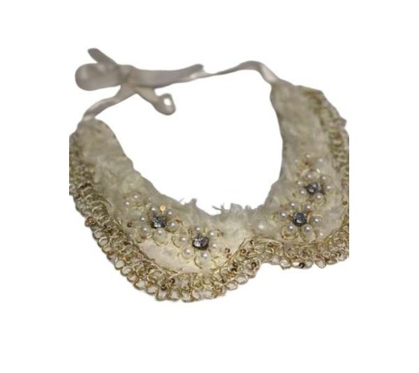 VINTAGE PEARL FLOWER NECKLACE