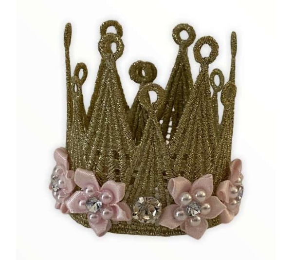 Floral and Lace Crown - X Small