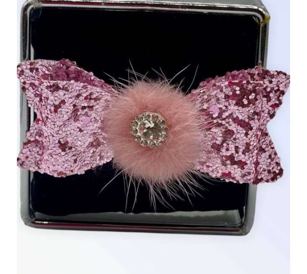 Glamoratzzi Pom Pom Hair Barrettes