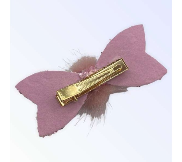 Glamoratzzi Pom Pom Hair Barrettes