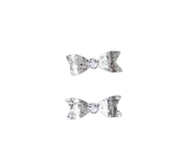SILVER - Glitter & Glam Bows