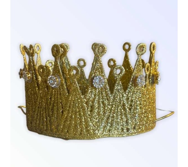 Glitter & Gold Crown - Large