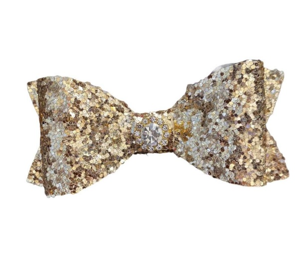 Gold - Glitter and Gloss Bows
