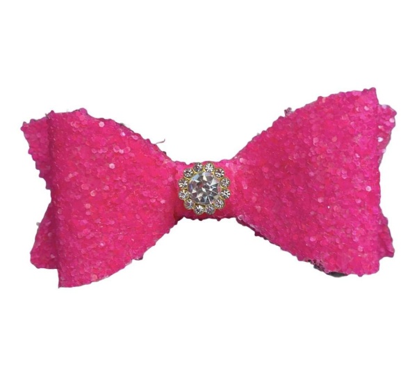 Hot Pink - Glitter and Gloss Bows