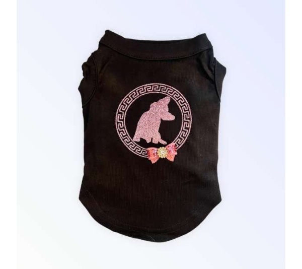 Glitterazzi Frenchie Tee - X Small