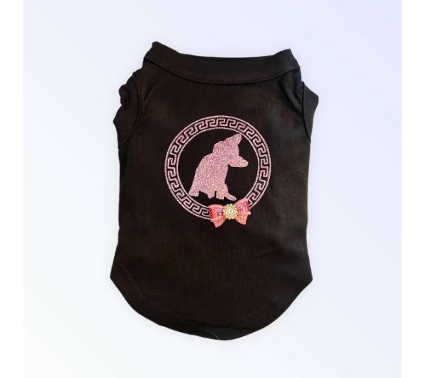 Glitterazzi Frenchie Tee - Large