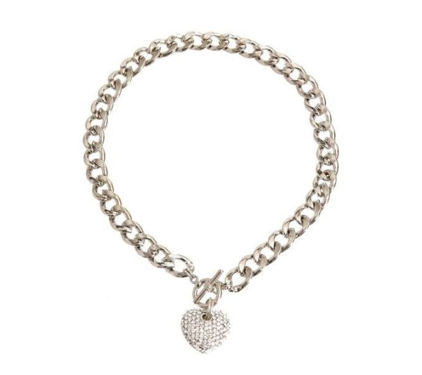 Gold - Heart Toggle Necklace