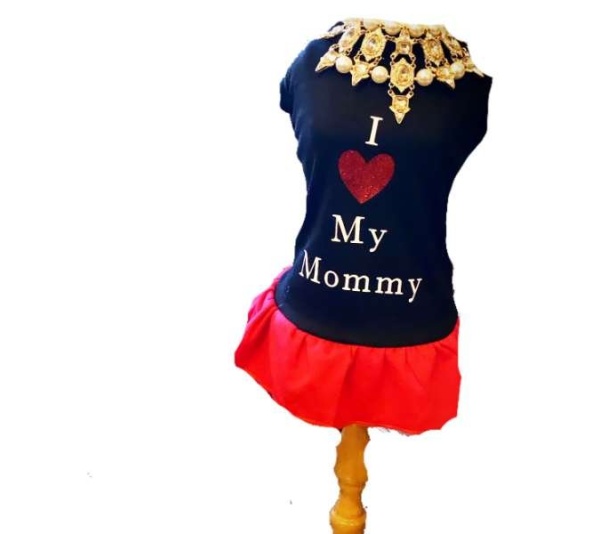 I Love  My Mommy Dress - X Large