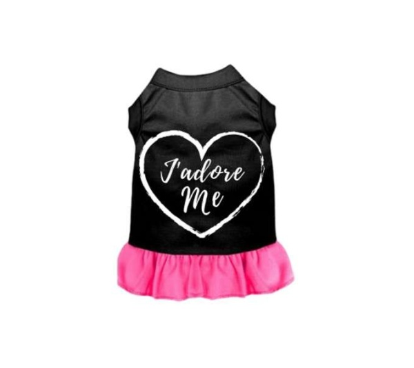 Black w Hot Pink - J'adore Me - X Small