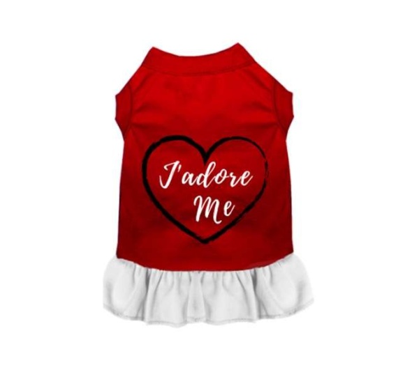 Red w/ White - J'adore Me - Small
