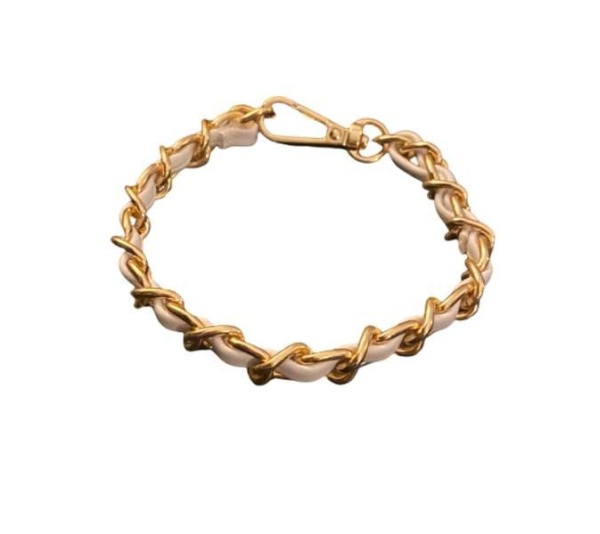 WHITE - Leatherorzo Collar - X Small