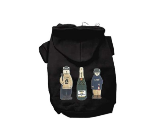 BLACK - Apres Ski Hoodie - Small