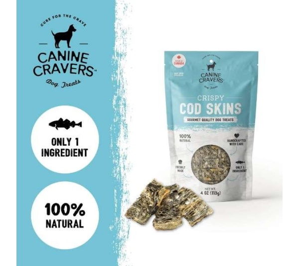 Crispy Cod Skins - 4 oz Bag
