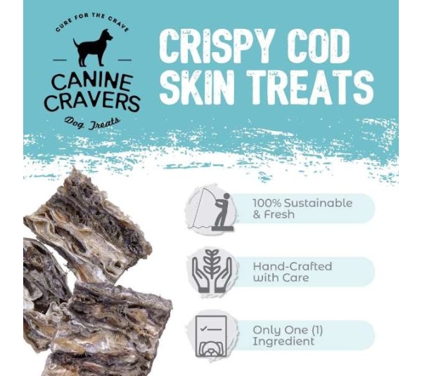 Crispy Cod Skins - 4 oz Bag