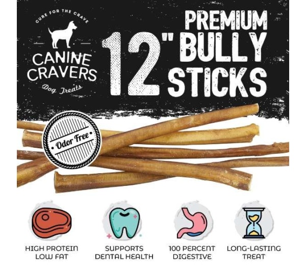 Premium Beef Bully Stick - 12" Inch