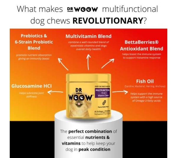 Dr Woow Multifunctional 11-in-1 vitamin chews
