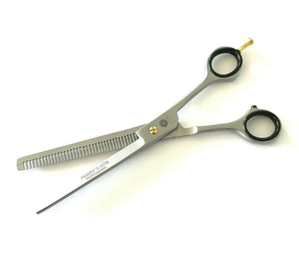 Professional German Dog Cat Pet Single Teeth Hair Trimming Thinning Scissors Shears Hashir's 00786 - 7.5"