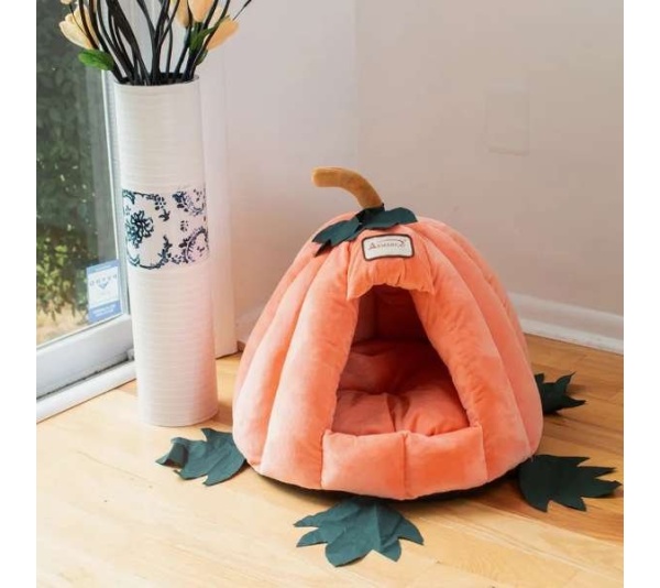 Armarkat Cat Bed C85CCS PumpkIn Shape