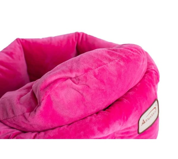 Armarkat Cat Bed, Warm Pet cuddle bed, PInk