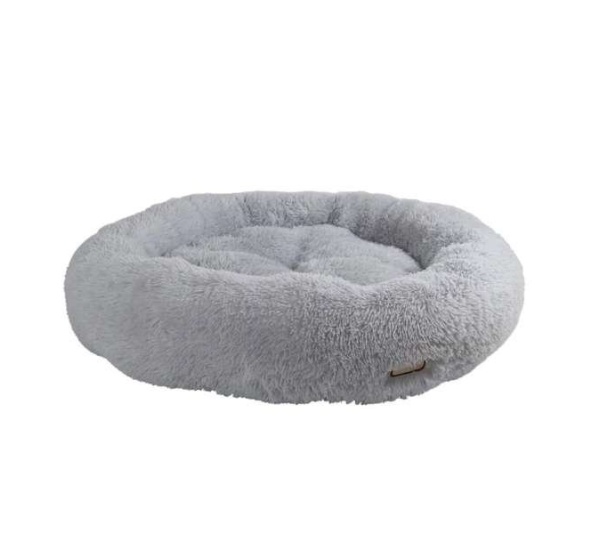 Armarkat Extra Large, Fluffy Gray Round Cat Bed - C71NHS