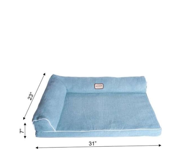 Armarkat Medium Bolstered Pet Bed Poly Fill Dog Cushion