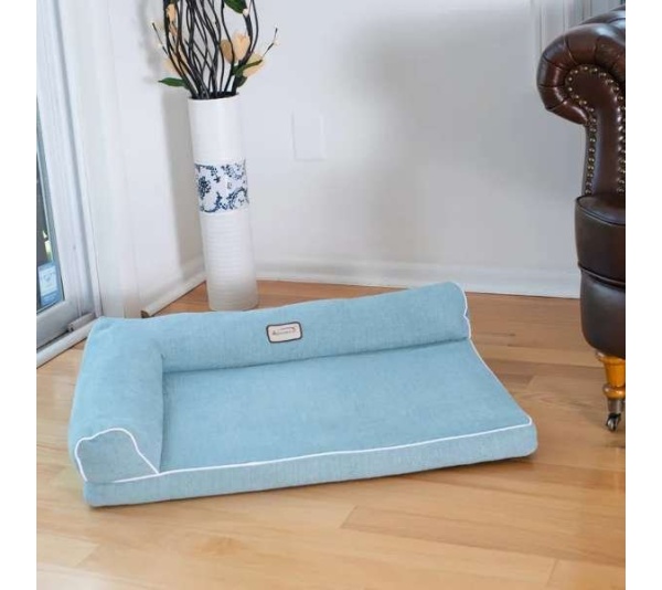 Armarkat Medium Bolstered Pet Bed Poly Fill Dog Cushion