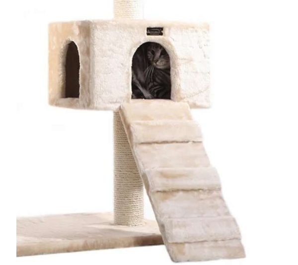 Armarkat Natural Sisal Scratching Cat Tree 58 Height BGE