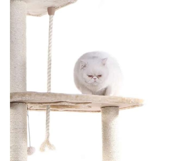 Armarkat Natural Sisal Scratching Cat Tree 58 Height BGE