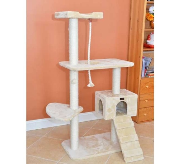Armarkat Natural Sisal Scratching Cat Tree 58 Height BGE