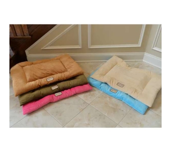 Beige - Armarkat Pet Bed Mat, Dog Crate Soft Pad W Poly Fill Cushion - M
