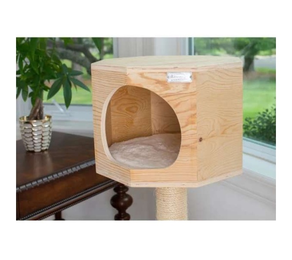 Armarkat Premium  Scots Pine, Solid Wood Cat Tree 46" Tall