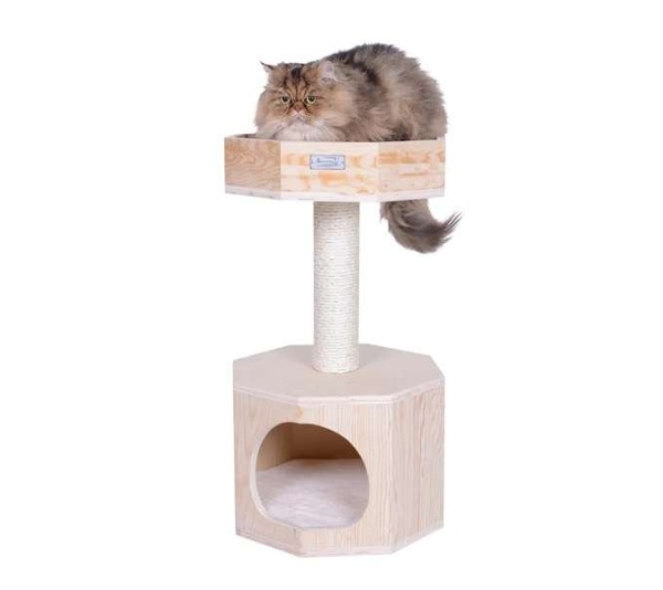 Armarkat Premium Scots Pine 29" Cat Tree W Perch and Condo