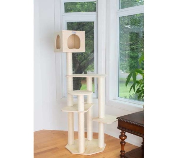 Armarkat Premium Scots Pine 69-Inch Cat Tree W Five Levels