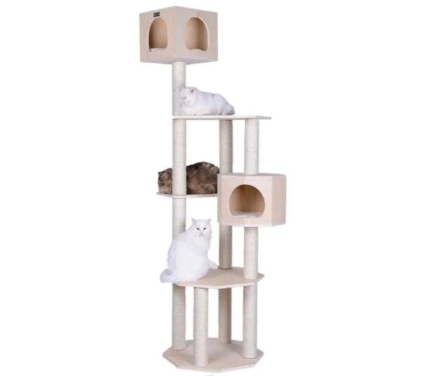 Armarkat Premium Scots Pine Cat TreeTall Sturdy Cat Tower