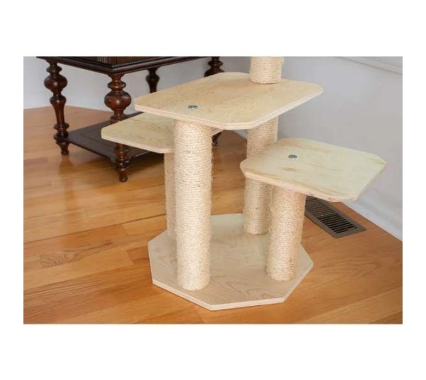 Armarkat Premium  Scots Pine, Solid Wood Cat Tree 46" Tall