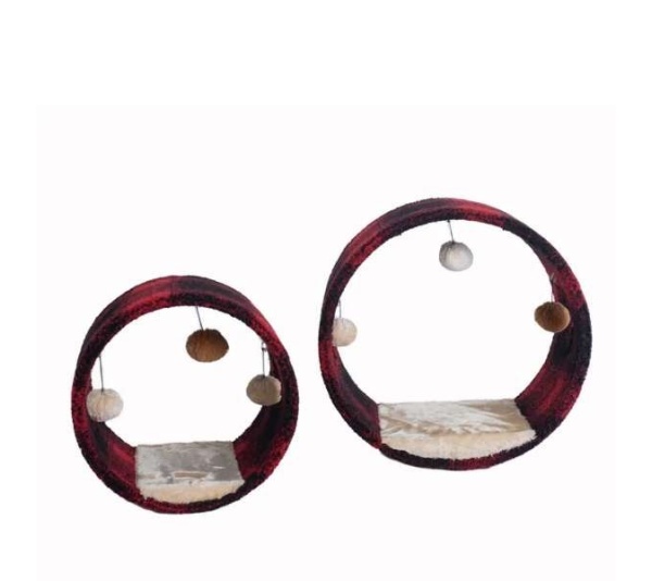 Armarkat Real Wood Cat Hideaway Tunnel, Scotch Plaid - 16"