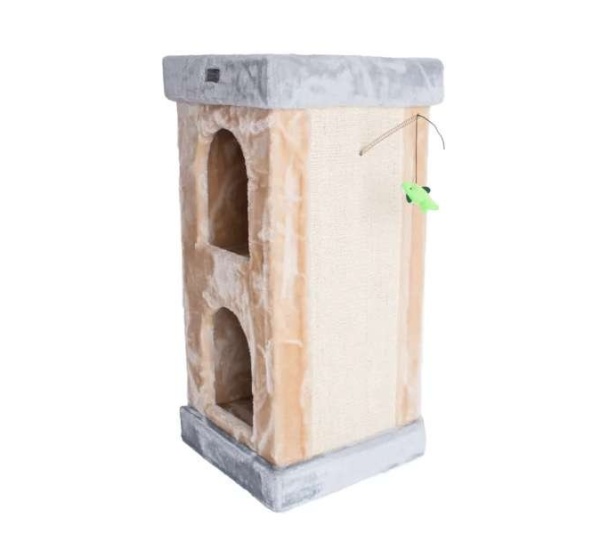Armarkat Real Wood Double Condo Cat House With Carpet
